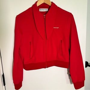 Beautiful 2017 Balenciaga zip up tracksuit jacket. In perfect condition ❤️🌹❣️💥